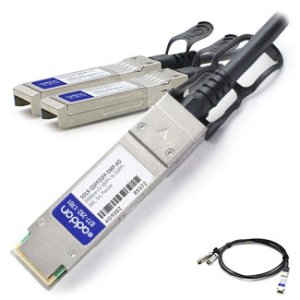 AddOn Networks QSFP+/2xSFP+ 5 m InfiniBand/fibre optic cable QSFP+ 2x SFP+ Black