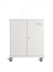 Compucharge TabCharge 24 - Storage & charging trolley for up to 24 laptops. Includes 2 user keys additional / replacment keys can be ordered using part code 64003. Supplied by Hypertec.