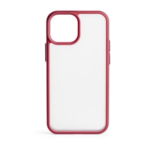 Techair TAPIC032 iPhone 13 mini case, Red, Transparent