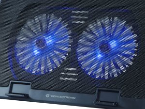 Conceptronic THANA Notebook Cooling Pad, Fits up to 17", 2-Fan