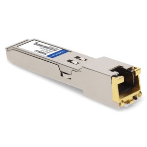 Infinera TRX100034 Compatible TAA 10/100/1000Base-TX SFP Transceiver (Copper, 100m, RJ-45)