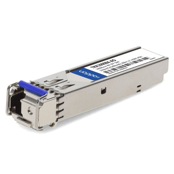 Infinera TRX100084 Compatible TAA 1000Base-BX SFP Transceiver (SMF, 1310nmTx/1490nmRx, 60km, LC, DOM, -40 to 85C)