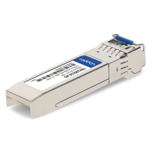 Infinera TRX100154 Compatible TAA 10GBase-BX SFP+ Transceiver (SMF, 1270nmTx/1330nmRx, 40km, LC, DOM)