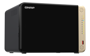 QNAP TS-664 NAS Tower Ethernet LAN Black N5095