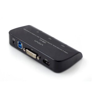 USB 3.0 to HDMI and DVI/VGA Dual Output External Multi Display Adapter