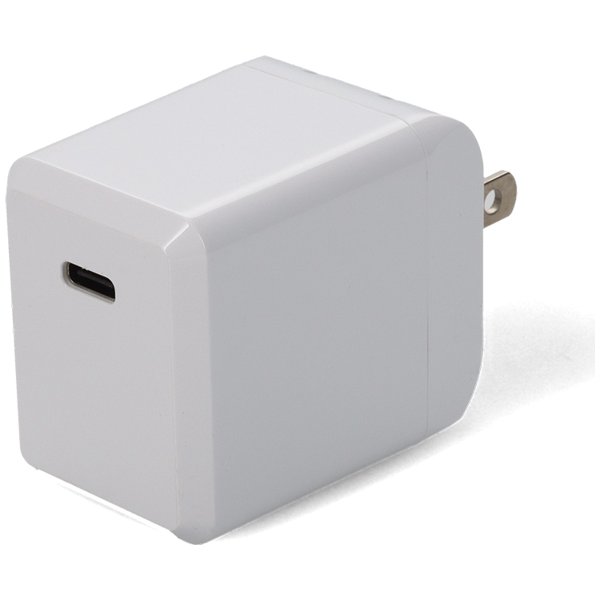 Wall Plug to USB 3.1 Type (C) 5V at 3A, 9V at 2A, or 12V at 1.5A 18W total for US White