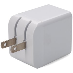 Wall Plug to USB 3.1 Type (C) 5V at 3A, 9V at 2A, or 12V at 1.5A 18W total for US White