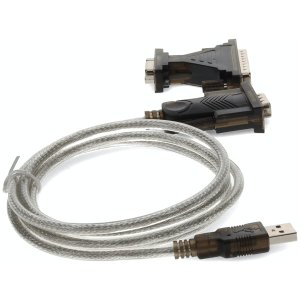 AddOn Networks USB2DB25-6F serial cable Silver 1.8 m USB Type-A D-sub (DB-25)