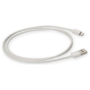 AddOn Networks USB2LGTSL1MW lightning cable 1 m White