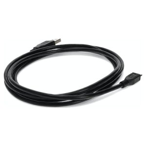 AddOn Networks USB2MICROUSB1 USB cable USB 2.0 0.3 m USB A Micro-USB B Black