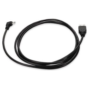 AddOn Networks USB2MICROUSBRT2M USB cable USB 2.0 2 m USB A Micro-USB B Black