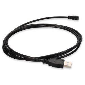 AddOn Networks USB2MICROUSBRT2M USB cable USB 2.0 2 m USB A Micro-USB B Black