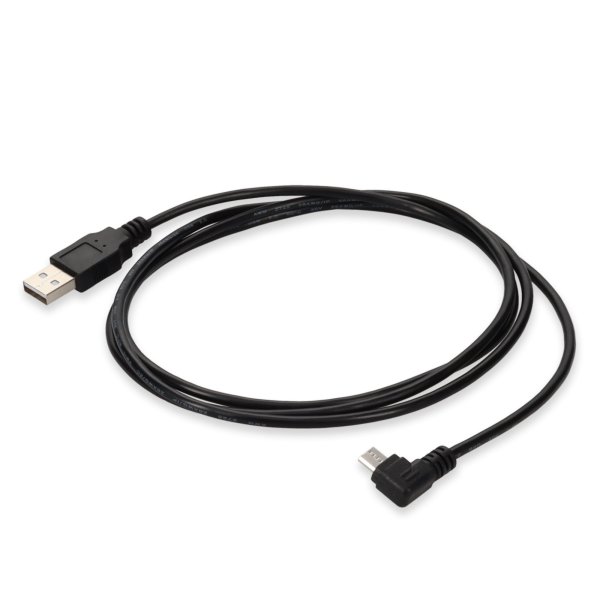 AddOn Networks USB2MICROUSBRT6 USB cable USB 2.0 1.83 m USB A Micro-USB B Black