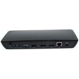 USB 3.1 Type-C host interface, 2x USB 3.1 Type-C/2x USB 3.0 Type-A/2x USB 2.0 Type-A/USB 3.1 Type-C/HDMI/2x Displayport/RJ-45/Audio/Mic