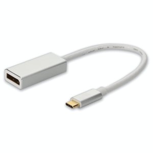 AddOn Networks USBC2DPMFAL-AA video cable adapter 0.2 m USB Type-C DisplayPort Aluminium