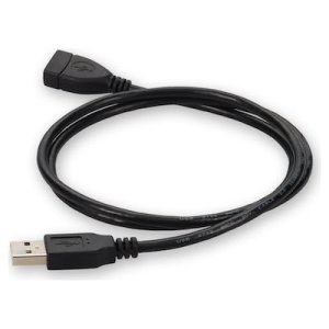 AddOn Networks USBEXTAA3MF USB cable USB 2.0 0.91 m USB A Black