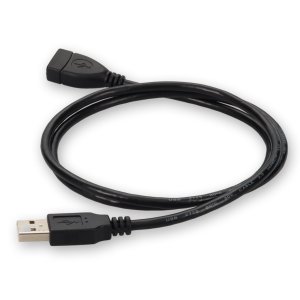 AddOn Networks USBEXTAA5MF USB cable USB 2.0 1.52 m USB A Black