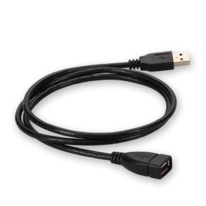 AddOn Networks USBEXTAA5MF USB cable USB 2.0 1.52 m USB A Black