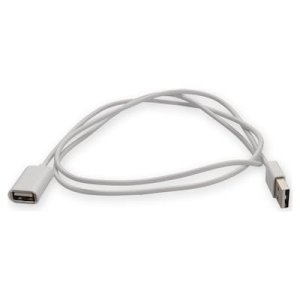 AddOn Networks USBEXTAB1MMFW USB cable USB 2.0 1 m USB A USB B White