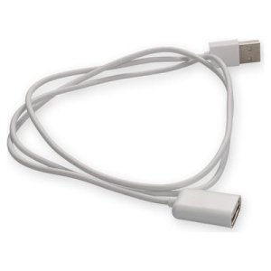 AddOn Networks USBEXTAB2MMFW USB cable USB 2.0 2 m USB A USB B White