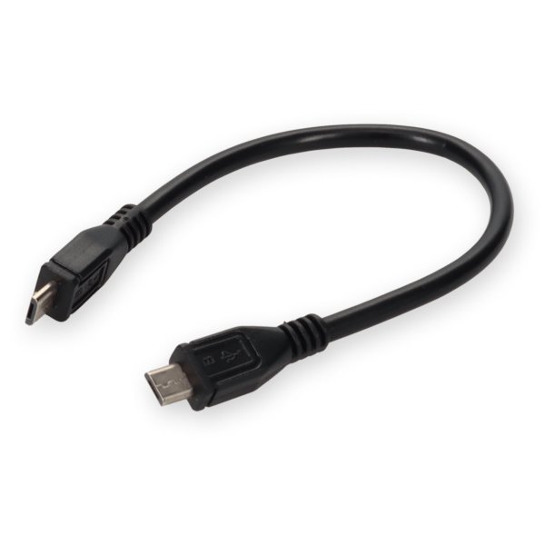 AddOn Networks USBOTG8IN USB cable USB 2.0 0.2 m Micro-USB B USB A Black