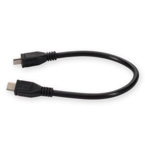 AddOn Networks USBOTG8IN USB cable USB 2.0 0.2 m Micro-USB B USB A Black