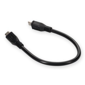 AddOn Networks USBOTG8IN USB cable USB 2.0 0.2 m Micro-USB B USB A Black