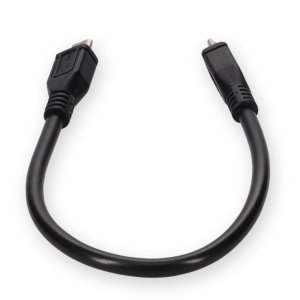 AddOn Networks USBOTG8IN USB cable USB 2.0 0.2 m Micro-USB B USB A Black