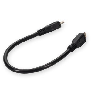 AddOn Networks USBOTG8IN USB cable USB 2.0 0.2 m Micro-USB B USB A Black