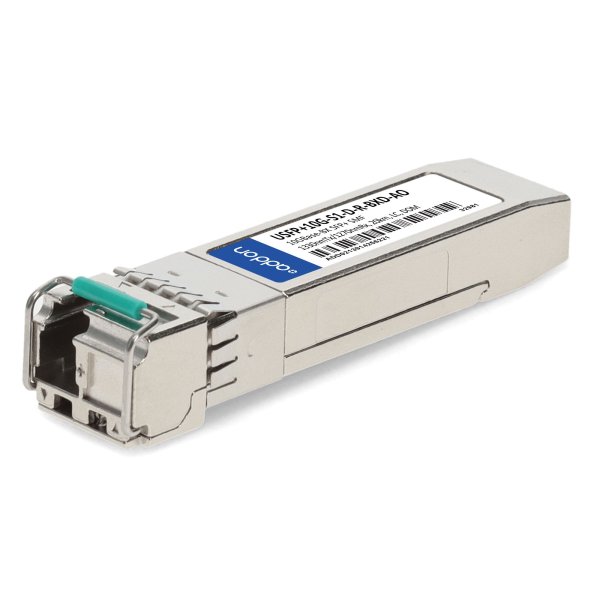 Raisecom USFP+10G-S1-D-R-BXD Compatible TAA 10GBase-BX SFP+ Transceiver (SMF, 1330nmTx/1270nmRx, 20km, LC, DOM)