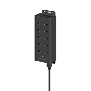 ALOGIC 10 Port USB Charger with Smart Charge - 10 x 2.4A Outputs (100W) - Prime Series