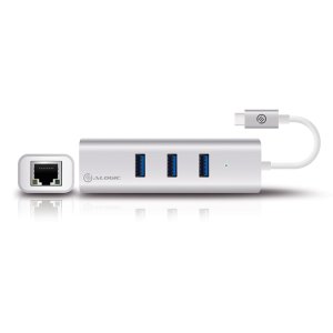 ALOGIC USB-C to Gigabit Ethernet & 3 Port USB Hub -Prime Series