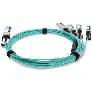 AddOn Networks X4AOCBL15-AO InfiniBand/fibre optic cable 15 m QSFP+ 4xSFP+ Aqua colour