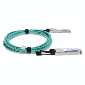 NetApp X66005A-R6 compatible 40GBase-AOC QSFP+ Direct Attach Cable (MMF, 850nm, 15m)