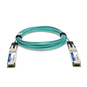 NetApp X66005A-R6 compatible 40GBase-AOC QSFP+ Direct Attach Cable (MMF, 850nm, 15m)