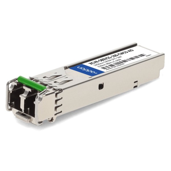 Ciena XCVR-S80V55-100-CW53 Compatible TAA 10GBase-CWDM SFP+ Transceiver (SMF, 1530nm, 100km, LC, DOM, -40 to 85C)