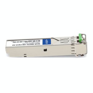 Ciena XCVR-S80V55-100-CW53 Compatible TAA 10GBase-CWDM SFP+ Transceiver (SMF, 1530nm, 100km, LC, DOM, -40 to 85C)