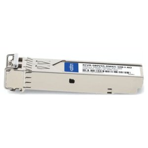 Ciena XCVR-S80V55-DW61-100-I Compatible TAA 10GBase-DWDM 100GHz SFP+ Transceiver, SMF, 1528.77nm, 100km, LC, DOM, Rugged