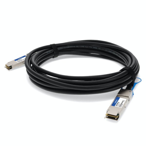 Intel XLDACBL10MA Compatible TAA Compliant 40GBase-CU QSFP+ to QSFP+ Direct Attach Cable (Active Twinax, 10m)