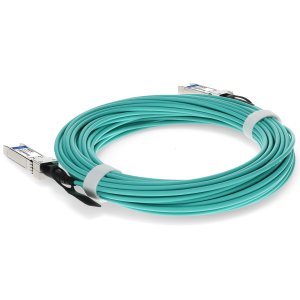 Intel XXVAOCBL10M Compatible TAA Compliant 25GBase-AOC SFP28 to SFP28 Active Optical Cable (850nm, MMF, 25m)