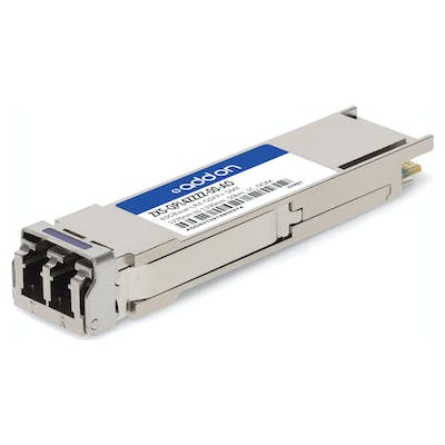 LR4, 10km, LC, QSFP+, 1270nm to 1330nm, SMF