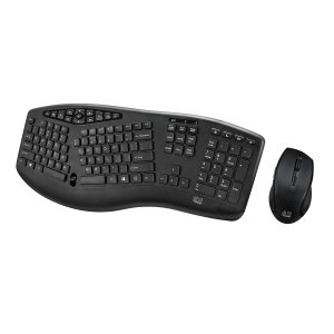 Adesso WKB-1600CB keyboard Mouse included Office RF Wireless QWERTY UK English Black