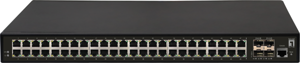 LevelOne GTL-5291 network switch Managed L3 Gigabit Ethernet (10/100/1000) 1U Black