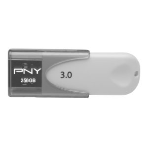 PNY ATTACHE 4 USB flash drive 256 GB USB Type-A 3.2 Gen 1 (3.1 Gen 1) Grey, White