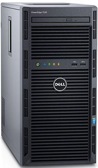 Intel Xeon E3-1240v5 (8M Cache, 3.50 GHz), Chassis 4x 3.5", 8GB DDR4 2133MHz, 2x 1TB, DVD+/-RW, DualPort Gigabit Ethernet, iDRAC8