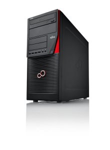 Fujitsu CELSIUS W550 Intel® Core™ i5 i5-6600 8 GB DDR4-SDRAM 500 GB Hybrid-HDD AMD FirePro W2100 Windows 7 Professional Mini Tower Workstation Black