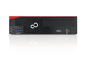 Fujitsu ESPRIMO D556/2/E85+ Intel® Core™ i5 i5-7400 4 GB DDR4-SDRAM 500 GB HDD Windows 10 Pro SFF PC Black, Red