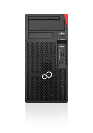 Fujitsu ESPRIMO P758 Intel® Core™ i7 i7-8700 16 GB DDR4-SDRAM 512 GB SSD Windows 10 Pro Micro Tower PC Black, Red