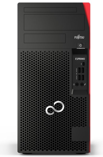 Fujitsu ESPRIMO P957/E90+ Intel® Core™ i7 i7-7700 16 GB DDR4-SDRAM 512 GB SSD NVIDIA® GeForce® GTX 745 Windows 10 Pro Desktop PC Black, Red