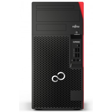 Fujitsu ESPRIMO P957/E90+ Intel® Core™ i7 i7-7700 8 GB DDR4-SDRAM 256 GB SSD Windows 10 Pro Desktop PC Black, Red